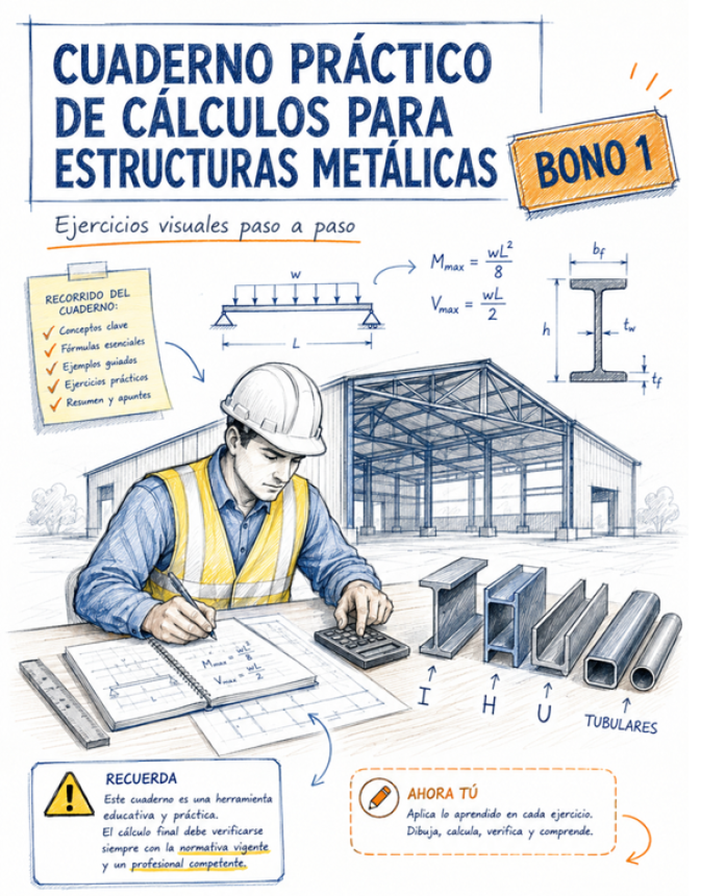 CUADERNO PRÁCTICO DE CÁLCULOS PARA ESTRUCTURAS METÁLICAS